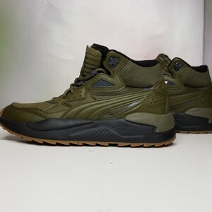 PUMA Men's X-Ray Speed Mid Winterized Casual Sneakers Size 9.5 Olive  NWT